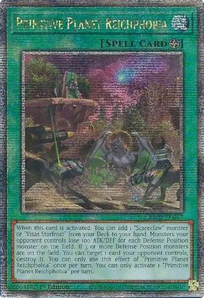 Primitive Planet Reichphobia  [RA02-EN067] Quarter Century Secret Rare 1st Edition