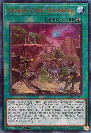 Primitive Planet Reichphobia (PUR) (Prismatic Ultimate Rare) [RA02-EN067] 1st Edition