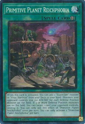 Primitive Planet Reichphobia (PCR) (Prismatic Collector's Rare) [RA02-EN067] 1st Edition