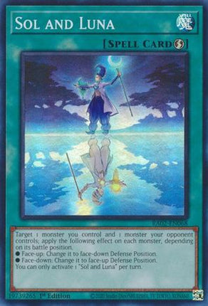 Sol and Luna [RA02-EN068] Super Rare 1st Edition