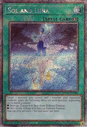 Sol and Luna  [RA02-EN068] Platinum Secret Rare 1st Edition