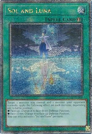 Sol and Luna (Quarter Century Secret Rare)  [RA02-EN068] 1st Edition