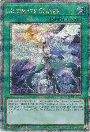 Ultimate Slayer (Quarter Century Secret Rare)  [RA02-EN070] 1st Edition
