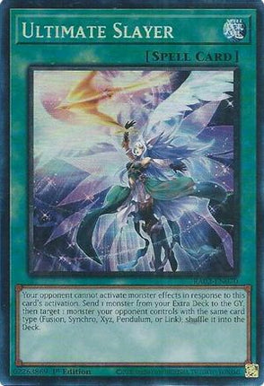 Ultimate Slayer  [RA02-EN070] Prismatic Collector's Rare 1st Edition
