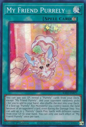 My Friend Purrely (Super Rare) [RA02-EN071] 1st Edition