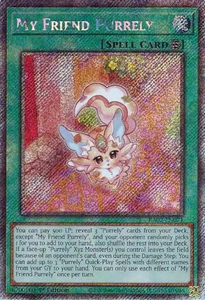 My Friend Purrely  [RA02-EN071] Platinum Secret Rare 1st Edition