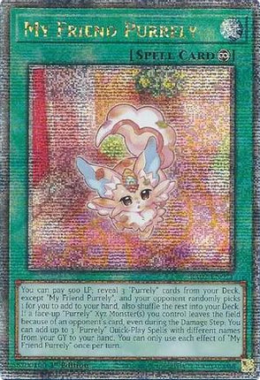 My Friend Purrely (Quarter Century Secret Rare)  [RA02-EN071] 1st Edition