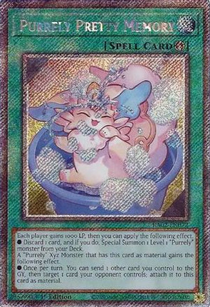 Purrely Pretty Memory (Platinum Secret Rare)  [RA02-EN072] 1st Edition