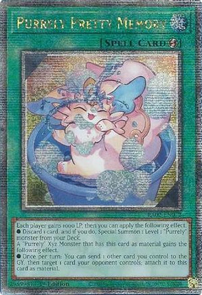 Purrely Pretty Memory (Quarter Century Secret Rare)  [RA02-EN072] 1st Edition