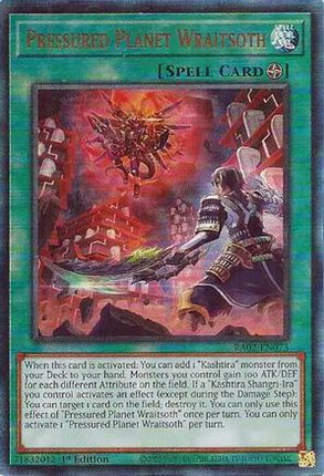 Pressured Planet Wraitsoth (PUR) (Prismatic Ultimate Rare) [RA02-EN073] 1st Edition