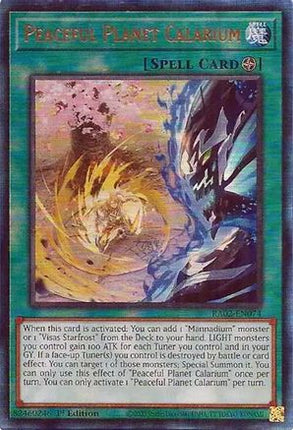 Peaceful Planet Calarium (PUR) (Prismatic Ultimate Rare) [RA02-EN074] 1st Edition