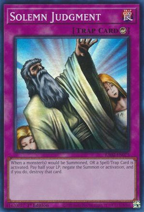 Solemn Judgment (Super Rare) [RA02-EN075] 1st Edition