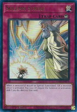 Solemn Strike (UR) (Ultra Rare) [RA02-EN079] 1st Edition