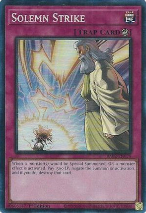 Solemn Strike (PCR) (Prismatic Collector's Rare) [RA02-EN079] 1st Edition
