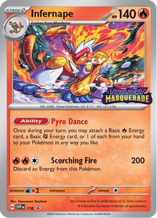 Infernape - 116 - 116/null [SV: Scarlet & Violet Promo Cards] Holofoil