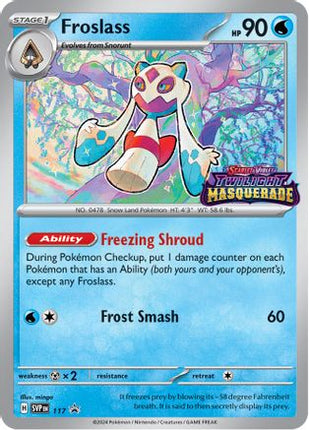 Froslass - 117 - 117/null [SV: Scarlet & Violet Promo Cards] Holofoil