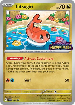 Tatsugiri - 118 - 118/null [SV: Scarlet & Violet Promo Cards] Holofoil