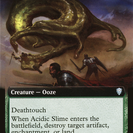 Acidic Slime (Extended Art) [Commander Legends]