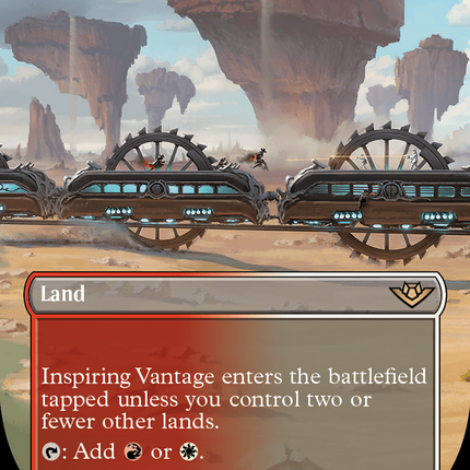 Inspiring Vantage (Borderless) [Outlaws of Thunder Junction] Foil