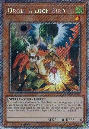 Droll & Lock Bird  [RA02-EN006] Platinum Secret Rare 1st Edition
