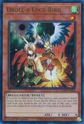 Droll & Lock Bird (UR) (Ultra Rare) [RA02-EN006] 1st Edition