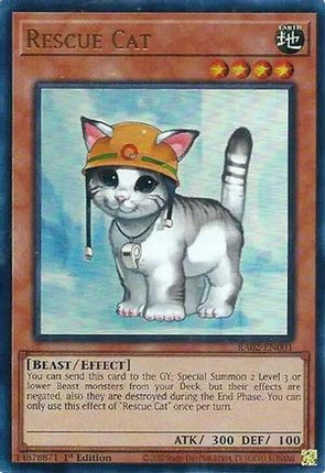 Rescue Cat (UR) (Ultra Rare) [RA02-EN001] 1st Edition