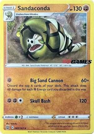 Sandaconda - 082/163 (EB Games Exclusive) [Miscellaneous Cards & Products] Holofoil