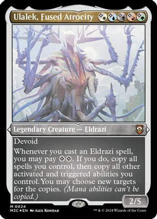 Ulalek, Fused Atrocity (Foil Etched) [Commander: Modern Horizons 3] Foil