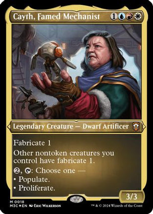 Cayth, Famed Mechanist (Foil Etched) [Commander: Modern Horizons 3] Foil