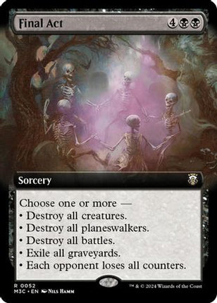 Final Act (Extended Art) (Ripple Foil) [Commander: Modern Horizons 3] Foil