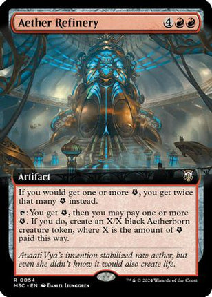 Aether Refinery (Extended Art) (Ripple Foil) [Commander: Modern Horizons 3] Foil