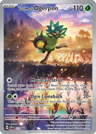 Teal Mask Ogerpon - 123 - 123/null [SV: Scarlet & Violet Promo Cards] Holofoil