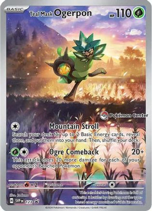 Teal Mask Ogerpon - 123 (Pokemon Center Exclusive) - 123/null [SV: Scarlet & Violet Promo Cards] Holofoil