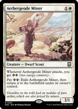 Aethergeode Miner (Ripple Foil) [Commander: Modern Horizons 3] Foil