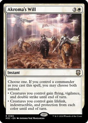 Akroma's Will (Ripple Foil) [Commander: Modern Horizons 3] Foil