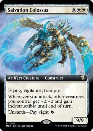 Salvation Colossus (Extended Art) (Ripple Foil) [Commander: Modern Horizons 3] Foil