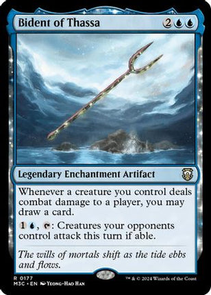 Bident of Thassa (Ripple Foil) [Commander: Modern Horizons 3] Foil