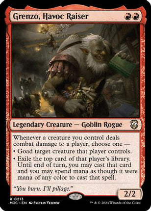 Grenzo, Havoc Raiser (Ripple Foil) [Commander: Modern Horizons 3] Foil