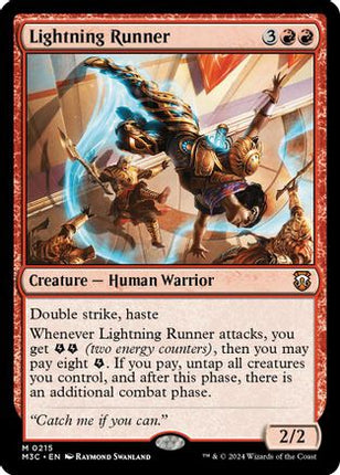 Lightning Runner (Ripple Foil) [Commander: Modern Horizons 3] Foil