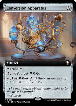 Conversion Apparatus (Extended Art) (Ripple Foil) [Commander: Modern Horizons 3] Foil
