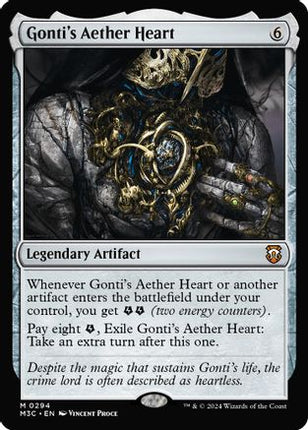 Gonti's Aether Heart (Ripple Foil) [Commander: Modern Horizons 3] Foil