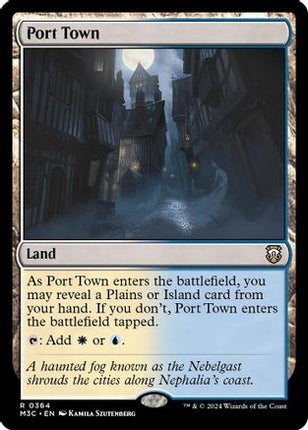 Port Town (Ripple Foil) [Commander: Modern Horizons 3] Foil