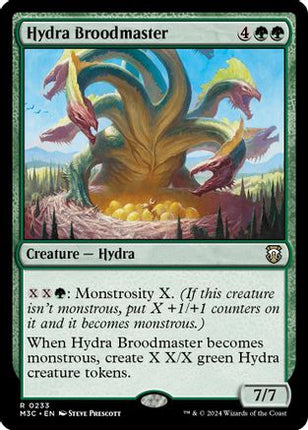 Hydra Broodmaster (Ripple Foil) [Commander: Modern Horizons 3] Foil