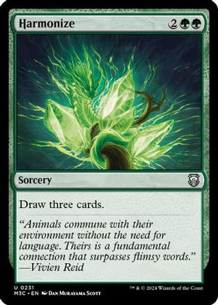 Harmonize (Ripple Foil) [Commander: Modern Horizons 3] Foil