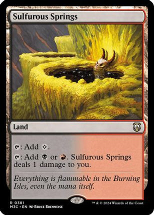 Sulfurous Springs (Ripple Foil) [Commander: Modern Horizons 3] Foil