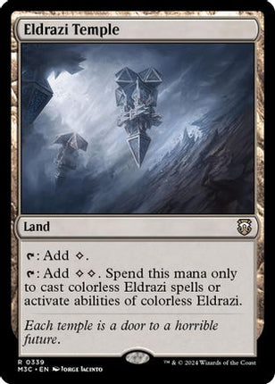 Eldrazi Temple (Ripple Foil) [Commander: Modern Horizons 3] Foil