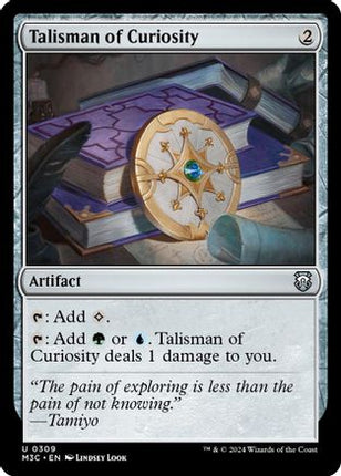 Talisman of Curiosity (Ripple Foil) [Commander: Modern Horizons 3] Foil