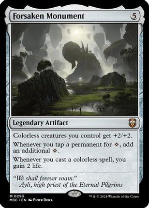 Forsaken Monument (Ripple Foil) [Commander: Modern Horizons 3] Foil