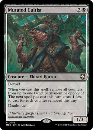 Mutated Cultist (Ripple Foil) [Commander: Modern Horizons 3] Foil