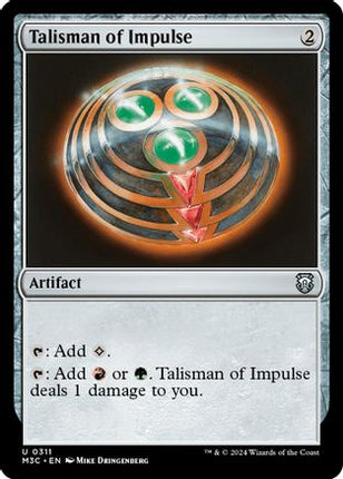 Talisman of Impulse (Ripple Foil) [Commander: Modern Horizons 3] Foil
